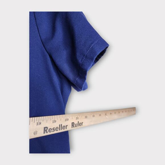 Figs Blue Short Sleeve Women's Top - Picture 4 of 6